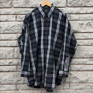 Viyella London Plaid Men's Shirt Sz 1X